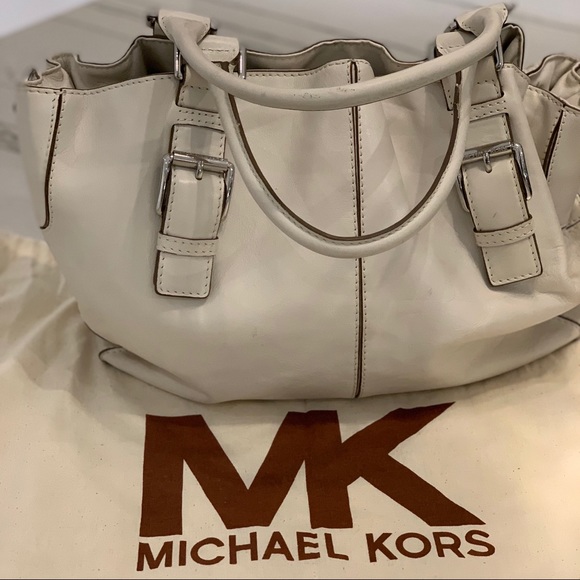 KORS Michael Kors Handbags - White Leather KORS by Michael KORS Shoulder Purse